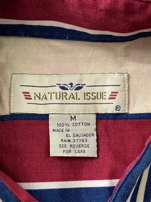 NATURAL ISSUE/ナチュラルイシュー/シャツ/ブラウス/トップス/レッド/M