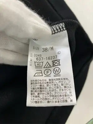 OPAQUE.CLIP/オペークドットクリップ/Tシャツ/カットソー/トップス/ブラック/38/M