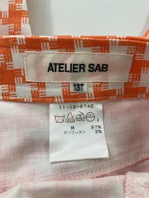 ATELIER SAB/アトリエサブ/その他パンツ/パンツ/オレンジ/13T