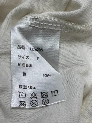 MN.L/エムエヌエル/Tシャツ/カットソー/トップス/アイボリー/F