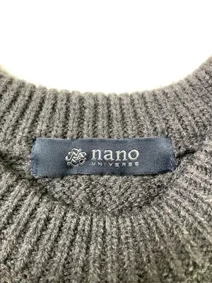 nano UNIVERSE/ナノユニバース/ニット/セーター/トップス/グレー/L