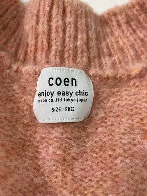 coen/コーエン/カーディガン/ボレロ/トップス/オレンジ/FREE