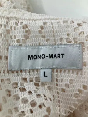 MONO-MART/モノマート/シャツ/ブラウス/トップス/アイボリー/L