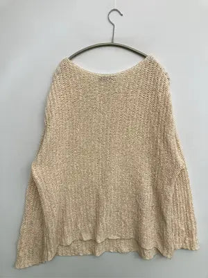 ZARA/ザラ/ニット/セーター/トップス/アイボリー/EUR L