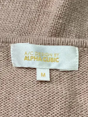 ALPHA CUBIC/アルファキュービック/ニット/セーター/トップス/ピンク/M