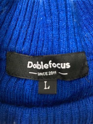 doublefocus/ダブルフォーカス/ニット/セーター/トップス/ブルー/L