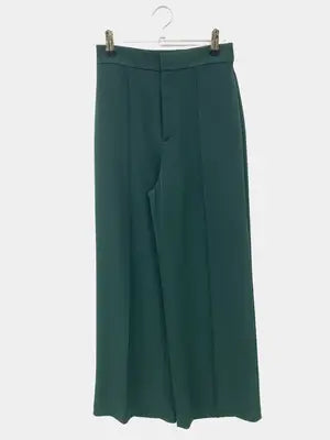UNIQLO/ユニクロ/スラックス/パンツ/グリーン/S