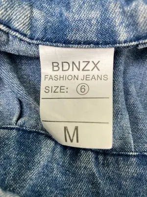Fashion jeans/ファッションジーンズ/ジャンパースカート/ワンピース/ドレス/ブルー/M