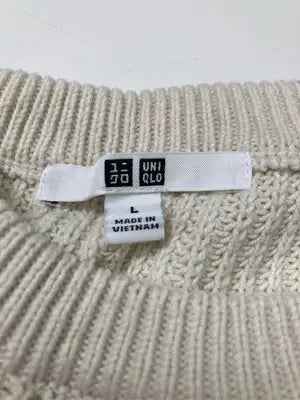 UNIQLO/ユニクロ/ノースリーブ/トップス/アイボリー/L