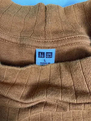 UNIQLO/ユニクロ/Tシャツ/カットソー/トップス/オレンジ/L