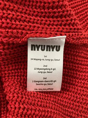 NYUNYU/ニュニュ/キャミソール/トップス/レッド