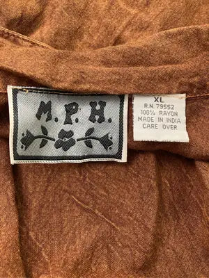 M.P.H/シャツ/ブラウス/トップス/ブラウン/XL