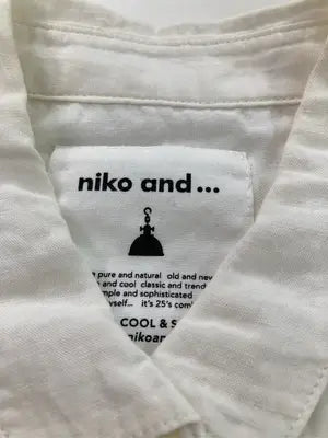 niko and .../ニコアンド/シャツ/ブラウス/トップス/ホワイト