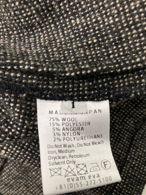 evam eva/ノーカラージャケット/ジャケット/アウター/ブラック/1