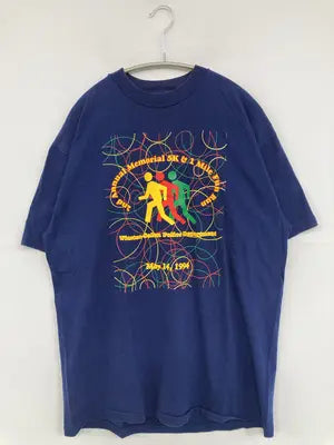 Hanes/ヘインズ/Tシャツ/カットソー/トップス/ネイビー/LARGE