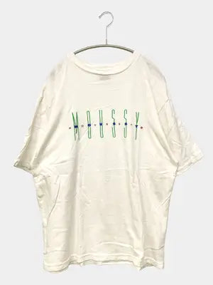MOUSSY/マウジー/Tシャツ/カットソー/トップス/アイボリー/FREE