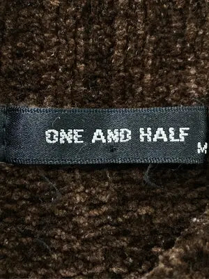 ONE AND HALF/ニット/セーター/トップス/ブラウン/M