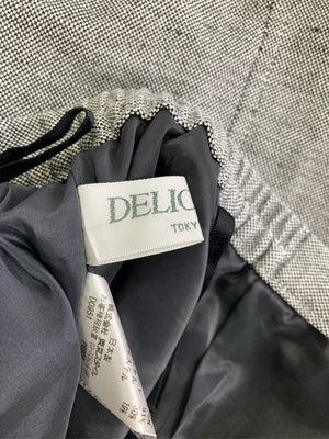 DELICE/デリス/ミモレ/半端丈スカート/スカート/グレー/15AB