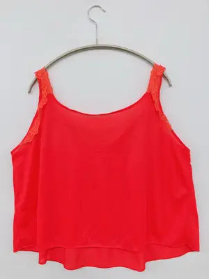 movie star/タンクトップ/トップス/レッド/L