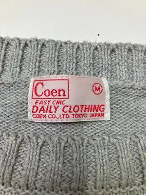 coen/コーエン/ニット/セーター/トップス/グレー/M