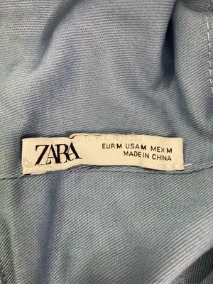 ZARA/ザラ/バケットハット/帽子/ブルー/M