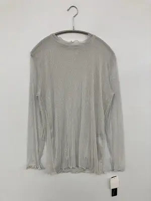 PREZZO/Tシャツ/カットソー/トップス/シルバー/M-L