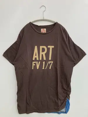 POLPO/Tシャツ/カットソー/トップス/ブラウン/FREE