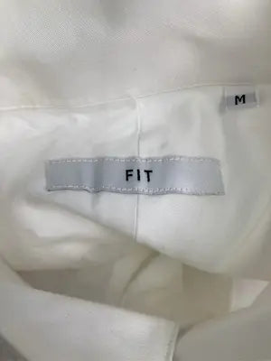 fit/シャツ/ブラウス/トップス/ホワイト/M