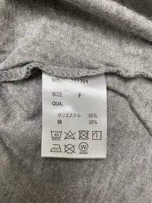 ANAP/アナップ/Tシャツ/カットソー/トップス/グレー/F