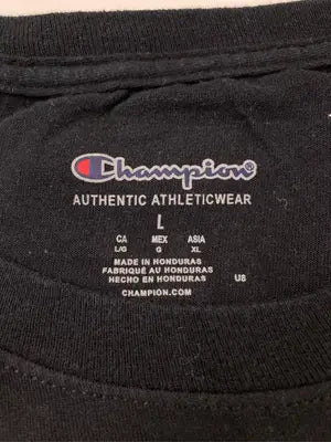 Champion/チャンピオン/Tシャツ/カットソー/トップス/ブラック/L