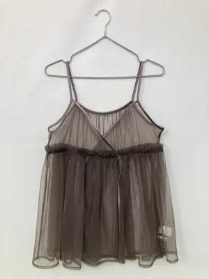 Discoat/ディスコート/キャミソール/トップス/ブラウン/F
