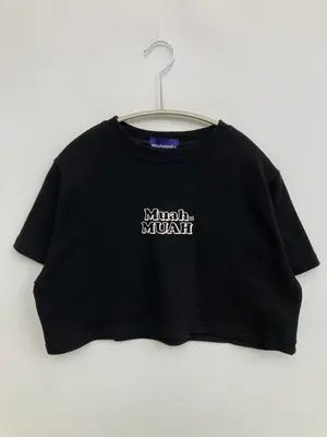 muah muah/ムーアムーア/Tシャツ/カットソー/トップス/ブラック/F