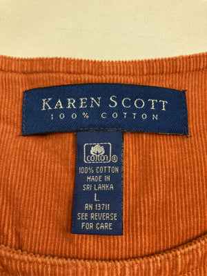 KAREN SCOTT/カレンスコット/タンクトップ/トップス/オレンジ/L