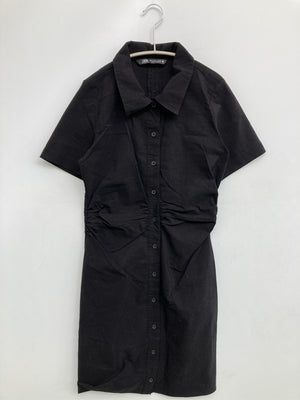 ZARA/ザラ/シャツワンピース/ワンピース/ドレス/ブラック/EUR S/USA S/MEX 26