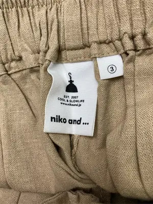 niko and .../ニコアンド/その他パンツ/パンツ/ベージュ/3