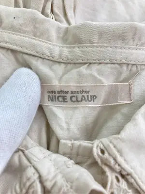 NICE CLAUP/ナイスクラップ/シャツ/ブラウス/トップス/ベージュ/F