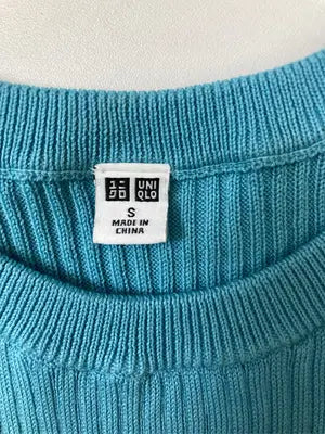 UNIQLO/ユニクロ/タンクトップ/トップス/スカイブルー/S