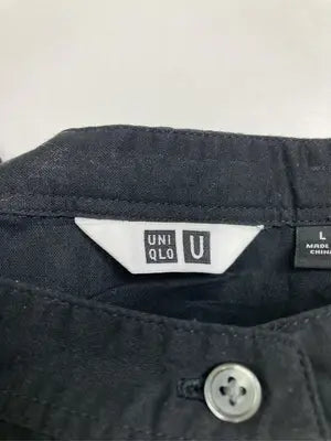 UNIQLO U/ユニクロユー/シャツ/ブラウス/トップス/ブラック/L
