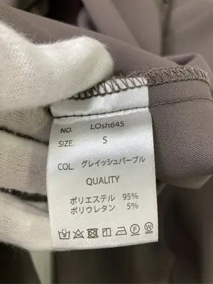 Loose/ルース/シャツ/ブラウス/トップス/ブラウン/S