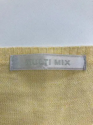 MULTI MIX/ニット/セーター/トップス/イエロー/M   B81～85  T158～164