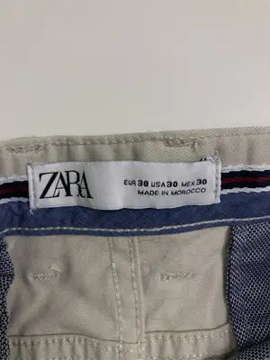 ZARA/ザラ/チノパンツ/パンツ/アイボリー/EUR 38
