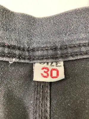 デニムパンツ/パンツ/ブラック/30