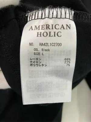 AMERICAN HOLIC/アメリカンホリック/Tシャツ/カットソー/トップス/ブラック/L