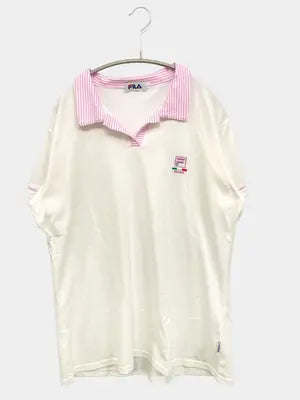 FILA/フィラ/Tシャツ/カットソー/トップス/ホワイト/LL