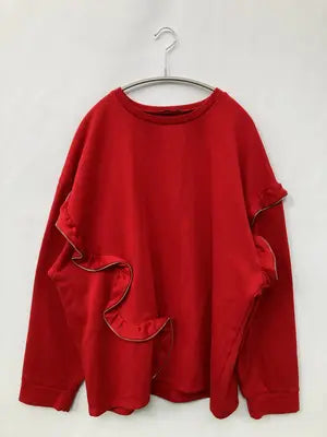 ZARA TRAFALUC/ザラトラファルック/スウェット/トップス/レッド/USA L