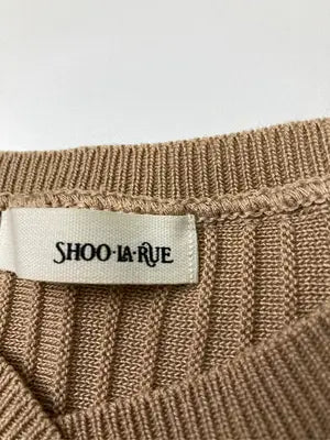 SHOO LA  RUE/シューラルー/ニット/セーター/トップス/ブラウン/F