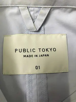 PUBLIC TOKYO/パブリックトウキョウ/シャツ/ブラウス/トップス/スカイブルー/1