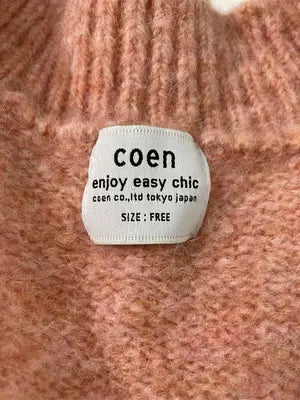coen/コーエン/カーディガン/ボレロ/トップス/オレンジ/FREE