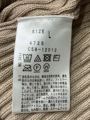 index/インデックス/ニット/セーター/トップス/ベージュ/L