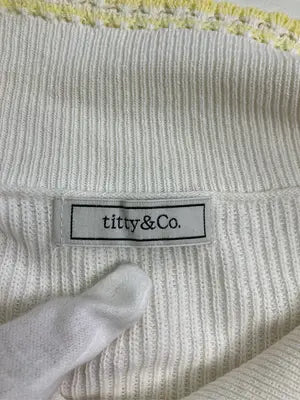 titty&Co./ティティーアンドコー/ニット/セーター/トップス/ホワイト/F